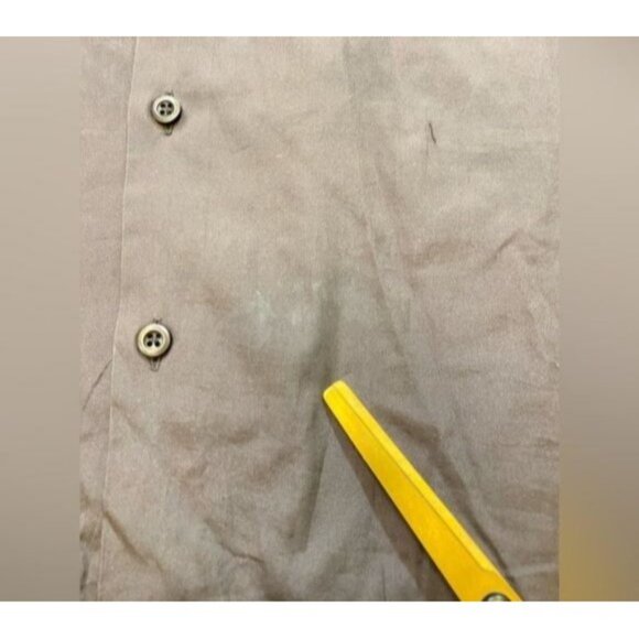 PRADA Long Sleeve Button Up Cotton Shirt in Gray - Picture 4 of 6